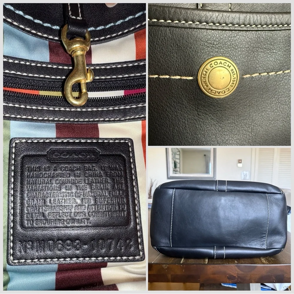 Coach Ergo Legacy 65th Anniversary Shoulder Bag 10743 in Black - Picture 8 of 8